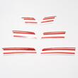 Set complet ornamente cromate usi, praguri, manere, Dacia Logan 2004-2013, Design Crom