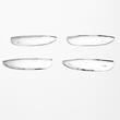 Set complet ornamente cromate usi, praguri, manere, Dacia Logan 2004-2013, Design Crom