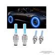 Ornament capacele valva cu LED albastru, auto, moto, velo, set 2 bucati, QMZ-03-blu