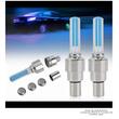 Ornament capacele valva cu LED albastru, auto, moto, velo, set 2 bucati, QMZ-03-blu