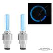 Ornament capacele valva cu LED rosu, auto, moto, velo, set 2 bucati, QMZ-03-red