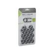 Set 20 capacele plastic, pentru prezoane 17inch, grafit, 63784 Carmotion
