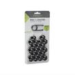 Set 20 capacele plastic, pentru prezoane 17inch, negru, 58043 Carmotion