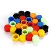 Ornament capacele silicon pentru prezoane 20 bucati/set 17" verde
