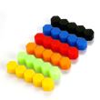 Ornament capacele silicon pentru prezoane 20 bucati/set 21" albastru