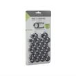 Set 20 capacele plastic, pentru prezoane 21inch, grafit, 63786 Carmotion