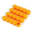 Ornament capacele silicon pentru prezoane 20 bucati/set 21" portocaliu
