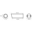 Ornament toba, interior 30(54), exterior 54, 01302 Amio
