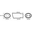 Ornament toba interior 30(49), exterior 87, L146 01303 Amio