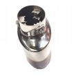 Ornament toba interior 30(50), exterior 58, L180 oval, crom si albastru 02356 Amio