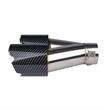 Ornament toba, interior 32-52, exterior 190x89, L245, dublu, crom-carbon, stanga, 04069 Amio