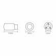 Ornament toba interior 35(60), exterior 89, L178 color, 5851 Automax