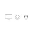 Ornament toba interior 37(60), exterior 87, L165 1052/F Automax