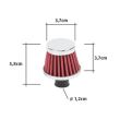 Filtru aer sport mic h3.7cm, fi1.2cm moto, ATV, 0856 Automax