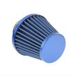 Filtru aer sport mic h7.5cm, interior fi34mm, exterior fi42mm, moto, ATV, scuter, albastru, 83153 Carmotion 