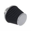 Filtru aer sport mic h7.5cm, interior fi34mm, exterior fi42mm, moto, ATV, scuter, negru carbon, 83154 Carmotion 