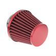 Filtru aer sport mic h7.5cm, interior fi34mm, exterior fi42mm, moto, ATV, scuter, rosu, 83152 Carmotion 