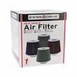 Filtru aer sport albastru-crom, cu capac si 4 adaptori, AFCRBLU SwissDrive