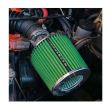 Filtru aer sport verde cu 4 adaptori AIRSTGR RaceSport