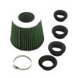 Filtru aer sport verde cu 4 adaptori AIRSTGR RaceSport