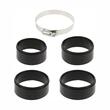 Filtru aer sport rosu-crom, cu 4 adaptori, AFSTRED SwissDrive