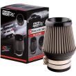 Filtru aer sport gri cu 5 adaptori, siliconic, h23.5cm, AIRSILC RaceSport