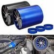 Turbo ventilator admisie, 65cm, super spirala, cu lamele din otel inoxidabil, 3 adaptoare din cauciuc, 86858 Carmotion 