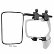 Oglinda exterioara suplimentara unghi mort, 1 brat metal, 170x112mm Caravan 4267 Automax