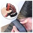 Cheder ornament protectie aripa, 30x7mm, tip L, negru, set 4 bucati x 1.6m, FS-7014