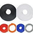 Cheder cu insertie metalica 0.8x1.0cm, rola5m, profil U, Albastru, CHEblue