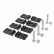 Set 2 aparatori noroi universale spate, 20x32cm, cu catadioptrii, MUD1100 RaceSport