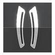 Set 2 bucati protectie usa, carbon silver, reflectorizant 18x4cm, Sword 34305 Compass
