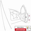 Bandou protectie - ornament usa, grilaj, cromat, tip U, 20m, 42584 Carco