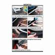 Banda de protectie spoiler, 2.5m, grosime 5.7mm, din cauciuc, 58158 Carmotion 