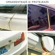 Rola ornament bandou, 8mm x 20m, cromata, 8341 Automax
