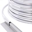 Rola ornament bandou, 8mm x 20m, cromata, profil U, 63778 Carmotion