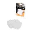 Folie pentru protectia vopselei sub manerul usii, set de 4 bucati 80x80mm 0290 Automax