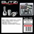 Set 4 prezoane antifurt, Security Wheel Locks, 14x1,25 x L27 conic, 2 chei BZH2527 Butzi