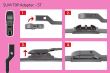Adaptor stergatoare SLIM LOCK, ST-SL, set 2buc Heyner 300.510 300510