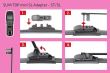 Adaptor stergatoare SLIM LOCK, ST-SL, set 2buc Heyner 300.510 300510