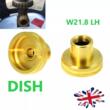 Adaptor alimentare gpl, pentru butelie de 11 kg, Dish, filet pe stanga 21,8x1 14. BRADAS GAZ2003