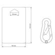 Set 2 carabine simple DIN 5299, fi5x50mm, B9523915 damesa