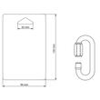 Carabina Quick Link fi7, 1 bucata, BMRC 107, B9524053 damesa