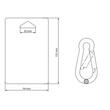 Carabina simpla DIN 5299, fi7x70mm, B9523931 damesa