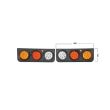 Set lampi stop 480x150, LED, rama plata, cu cablu, stanga/dreapta BK69099