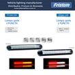 Lampa spate 255x36, 3 functii, 12-24V, slim, cu LED, FT-340 Fristom