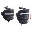 Borseta bicicleta montare sub sezut, extensibila,  1,5–2,25 litri, Compass 12022
