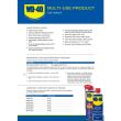 Spray degripant lubrifiant 250ml multifunctional WD40 20029 SmartStraw