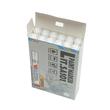 Marker vopsea pe baza de ulei, impermeabil, alb. set 12buc, LIT.SA101 PK36