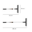 Curatitor geam, cu maner telescopic L25, 50-80cm, lama 25cm, 407.32 Heyner
